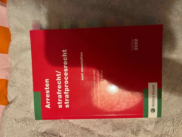 9789013167337-Arresten-strafrechtstrafprocesrecht-2022