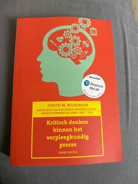 9789043037105-Kritisch-denken-binnen-het-verpleegkundig-proces-6e-editie-met-MyLab-NL-toegangscode