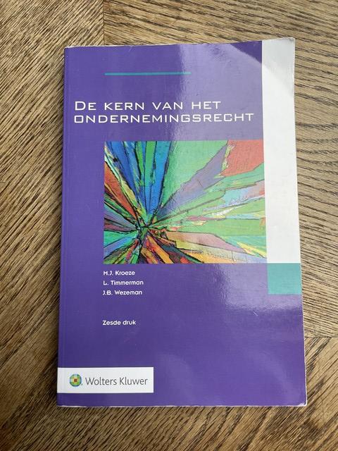 9789013164336-De-kern-van-het-ondernemingsrecht