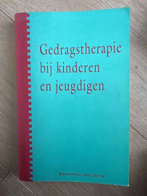 9789031316540-Gedragstherapie-bij-kinderen-en-jeugdigen