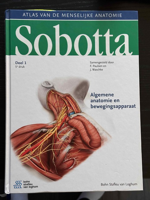 9789036821247-Sobotta-Deel-1-Algemene-anatomie-en-bewegingsapparaat