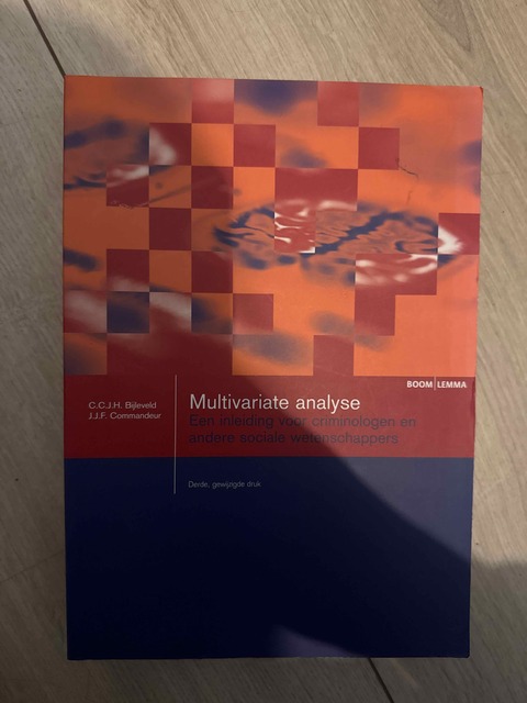 9789059318830-Multivariate-analyse
