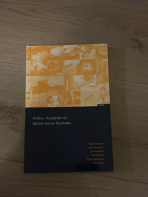 9789059315389-Policy-Analysis-of-Multi-Actor-Systems