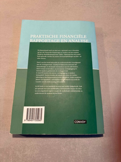 9789491725265-Praktische-Financiele-Rapportage-en-Analyse-Theorieboek