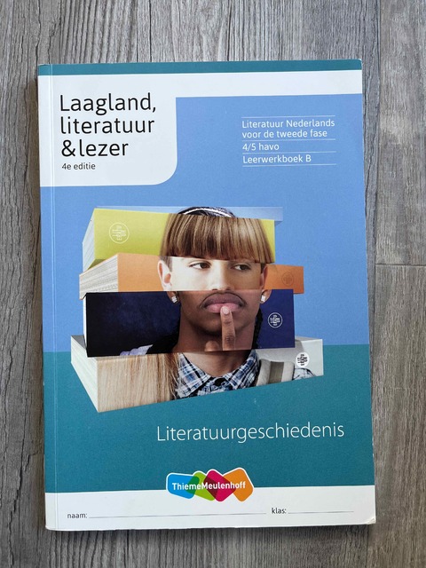 9789006371369-Laagland-Literatuurgeschiedenis-45-havo-Leerwerkboek-B
