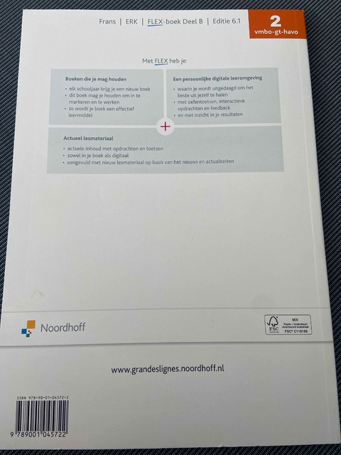 9789001045722-Grandes-Lignes-2-vmbo-gt-havo-Flex-boek-B